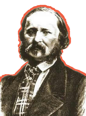 Portrait photograph of Édouard-Léon Scott de Martinville